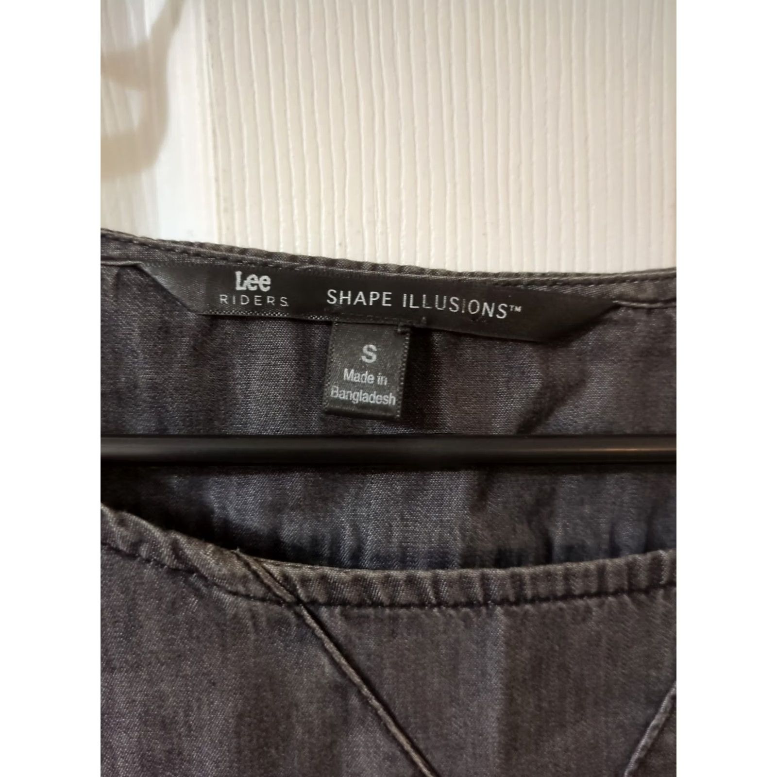 Lee Lee Riders Shape Illusions Women's Top Sweater Long Sleeve Round Neck Cotton Gray S White? Size S / US 4 / IT 40 - 3 Thumbnail