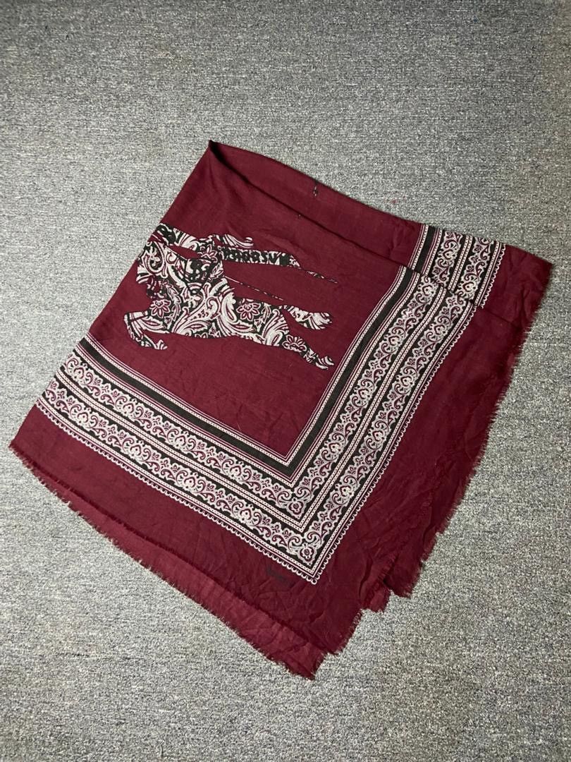 Burberry Prorsum Vintage Burberry Prorsum Paisley Equestrian Scarf (179) Size ONE SIZE - 12 Thumbnail