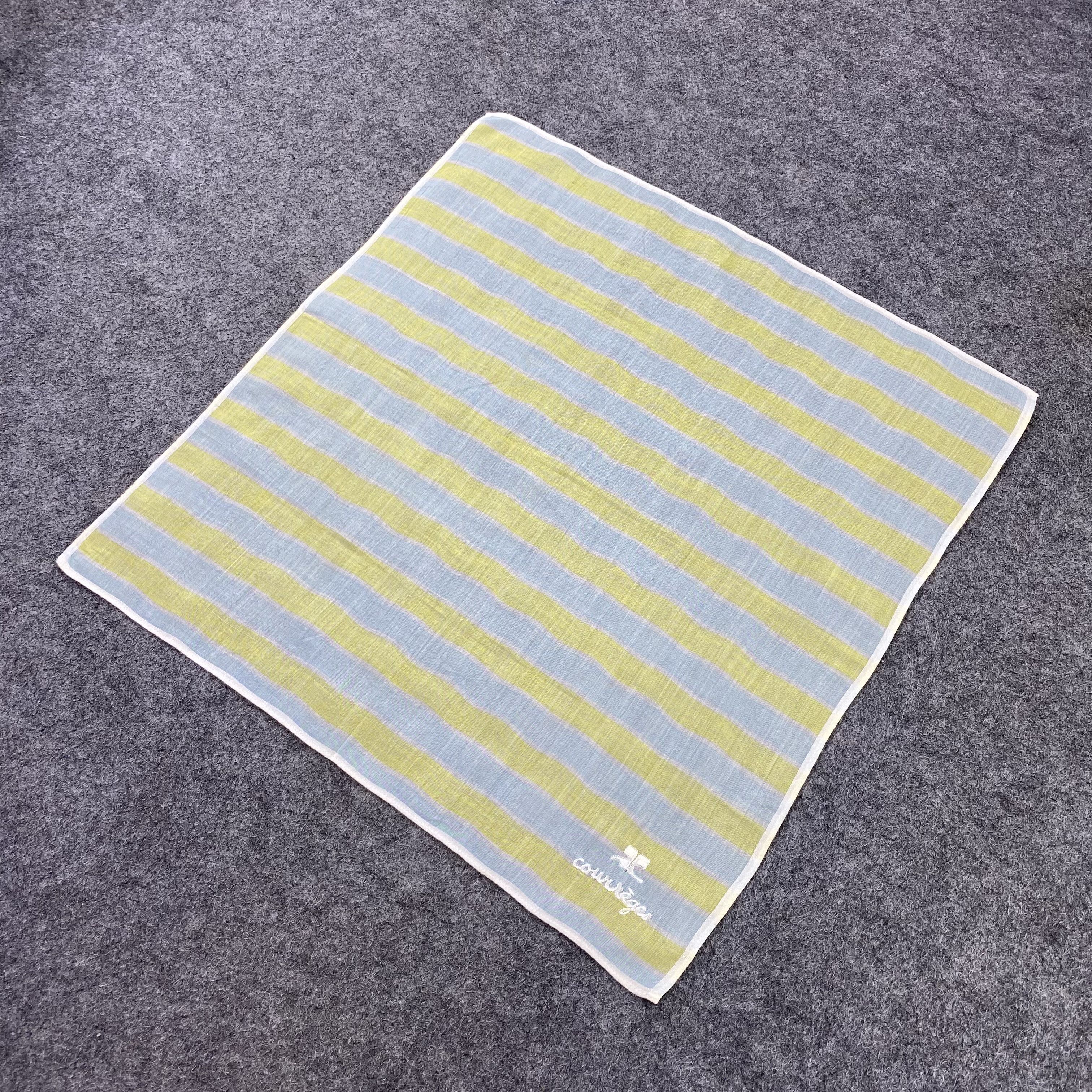 Courreges Courreges Homme Handkerchief / Neckerchief / Bandana-B1220 Size ONE SIZE - 4 Thumbnail