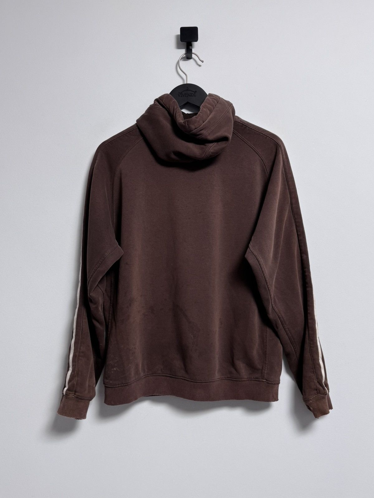 Nike × Vintage Nike Vintage Y2K style big logo Hoodie Brown Size US M / EU 48-50 / 2 - 10 Thumbnail