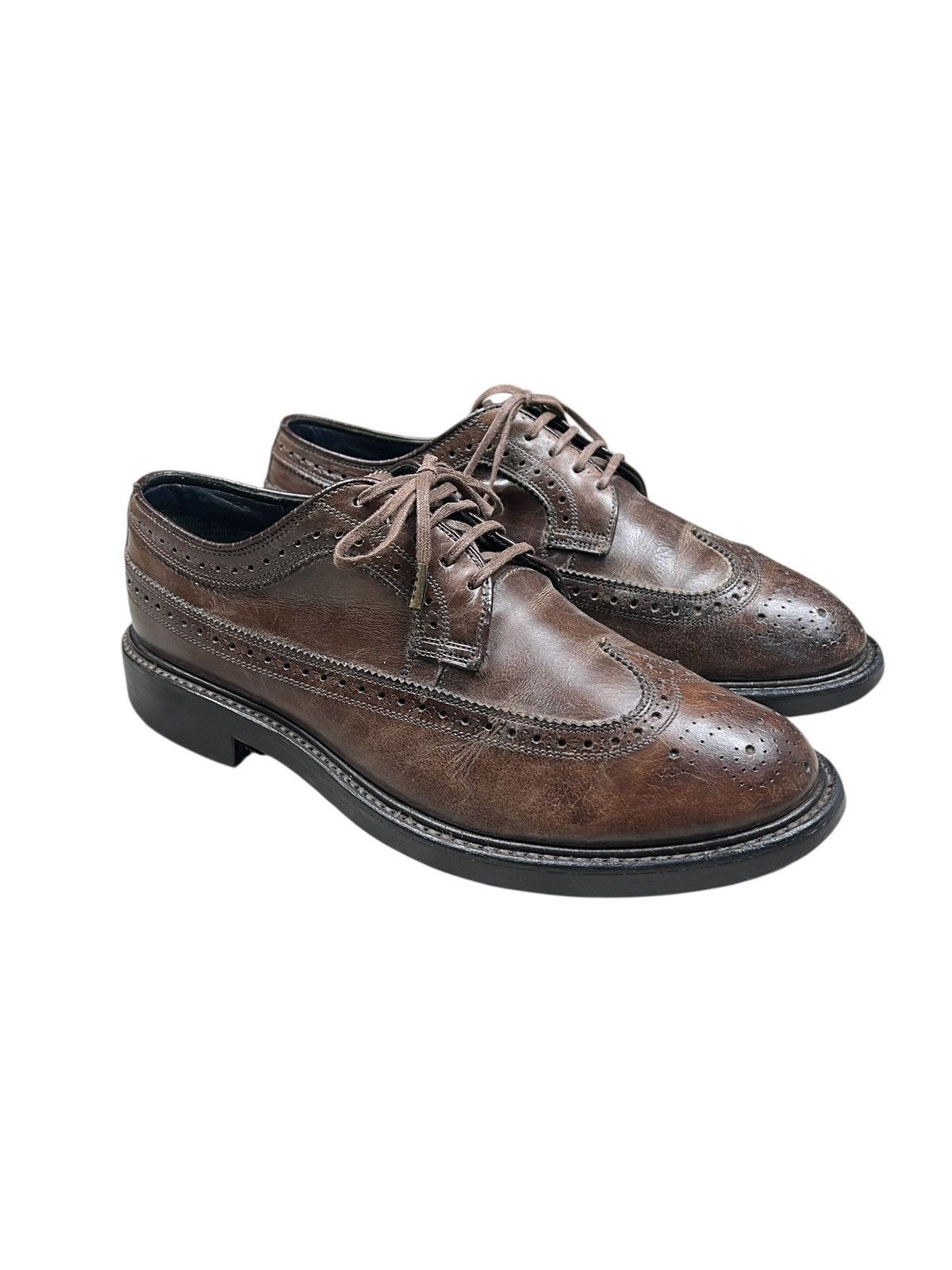 Goretex × Nonnative × REGAL SS12 Nonnative x Regal Dweller Wing Tip Leather Shoe Size US 9 / EU 42 - 2 Thumbnail