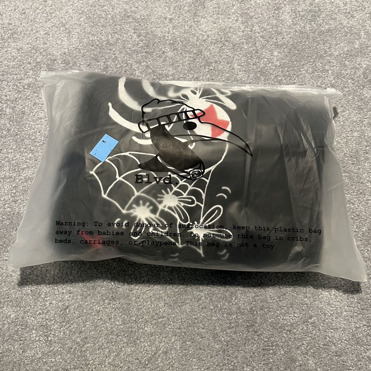 Plague Boulevard Plague Blvd Spider Gang Embroidered Hoodie Rare Lil Darkie Size US M / EU 48-50 / 2 - 2 Thumbnail