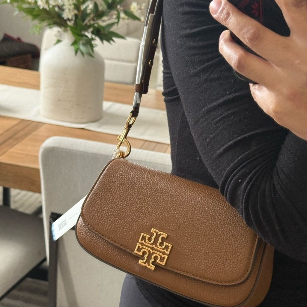 Tory Burch Tory Burch BRITTEN CONVERTIBLE CROSSBODY Leather Shoulder in Size ONE SIZE - 11 Thumbnail
