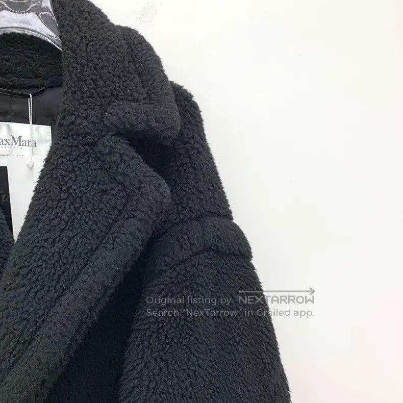 Max Mara Max Mara Black Fringe Teddy Camel Hair Lapel Double Breast Size M / US 6-8 / IT 42-44 - 3 Thumbnail