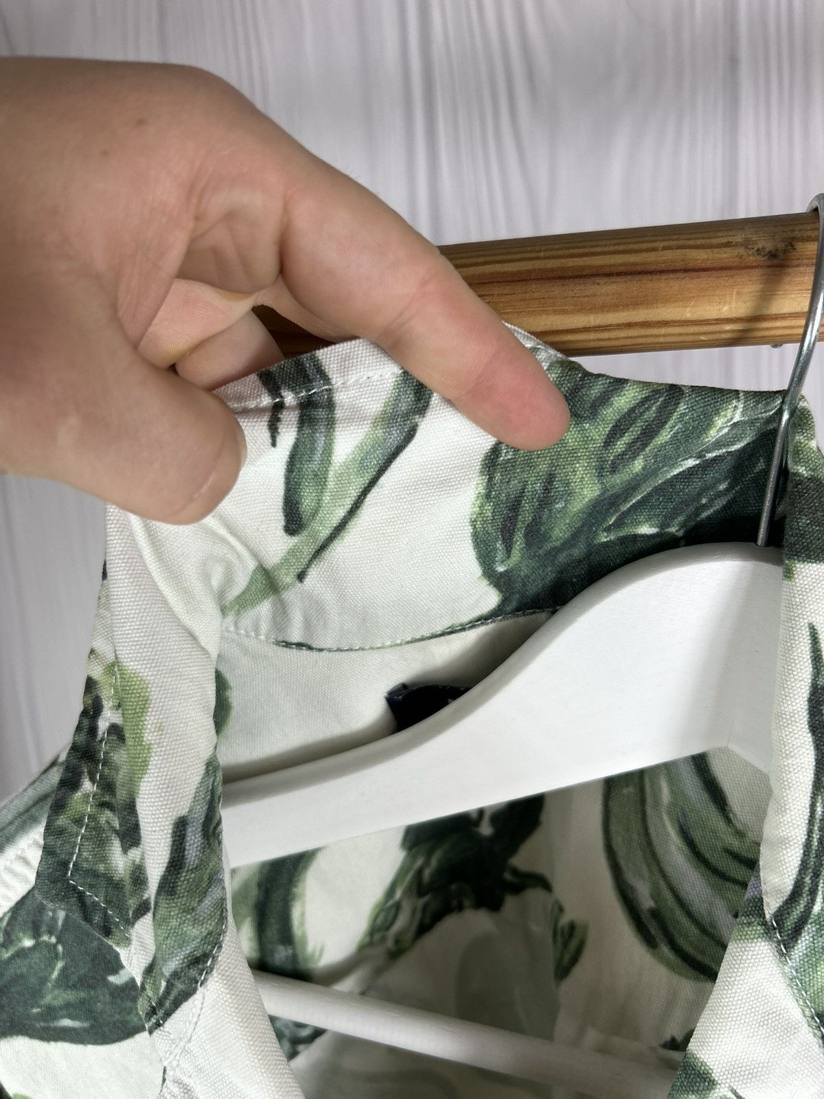Jacquemus Jacquemus Le Coup De Soleil S/S 2020 Artichoke Print Shirt Size US M / EU 48-50 / 2 - 14 Thumbnail