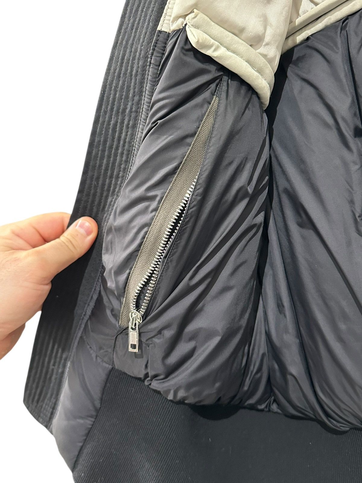 Rick Owens Rick Owens Gethsemane Colorblock Puffer Bomber Jacket 42IT Size US XS / EU 42 / 0 - 6 Thumbnail