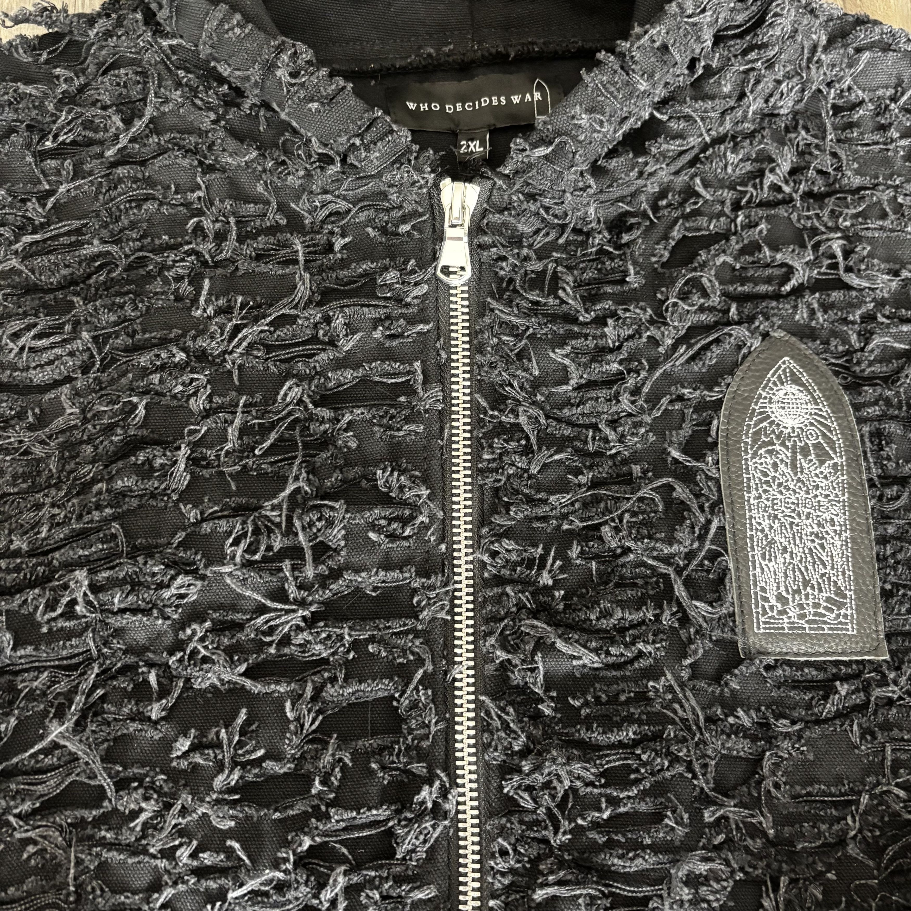 Who Decides War WHO DECIDES WAR HUSK ZIP UP HOODIE CHARCOAL GREY BLACK XXL Size US XXL / EU 58 / 5 - 4 Thumbnail