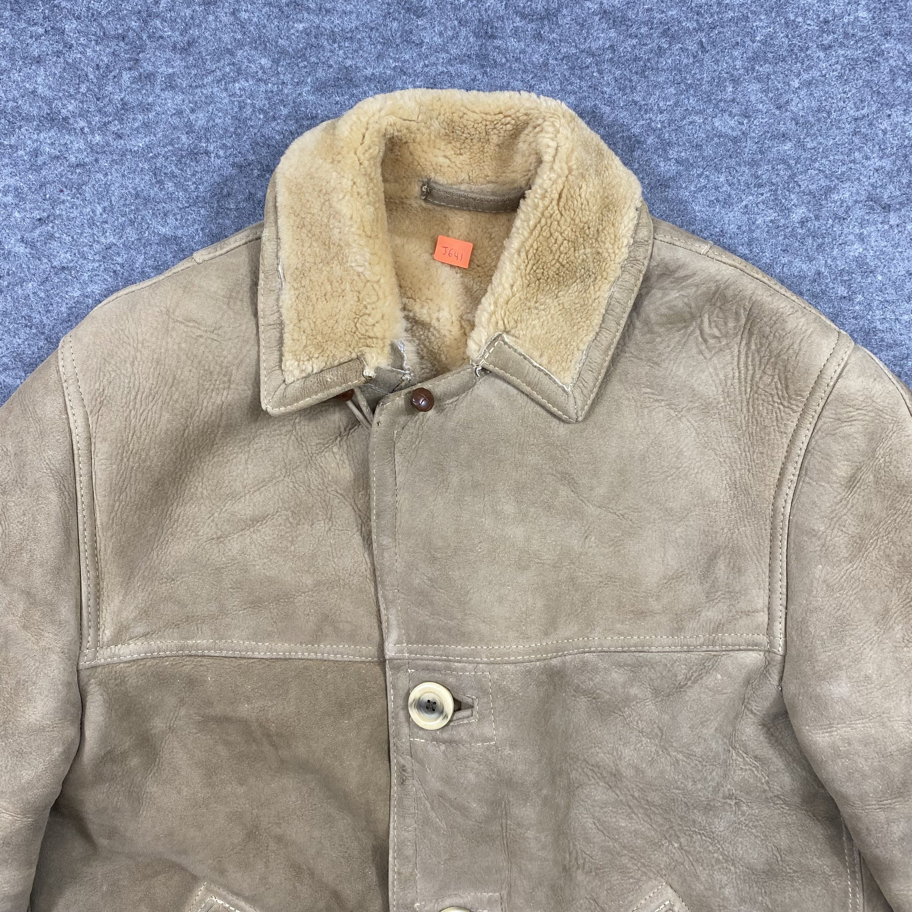 Abercrombie & Fitch VINTAGE 80s ABERCROMBIE & FITCH LEATHER JACKET-J641 Size US L / EU 52-54 / 3 - 7 Thumbnail