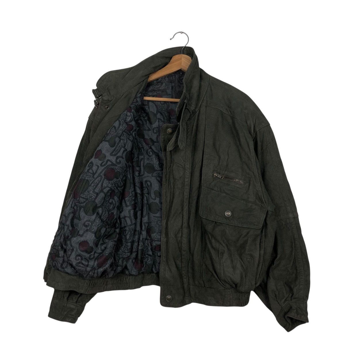 Japanese Brand 📌Vintage Leather Jacket Blanket Unbranded Jpn Issey Miyake Size US M / EU 48-50 / 2 - 12 Thumbnail