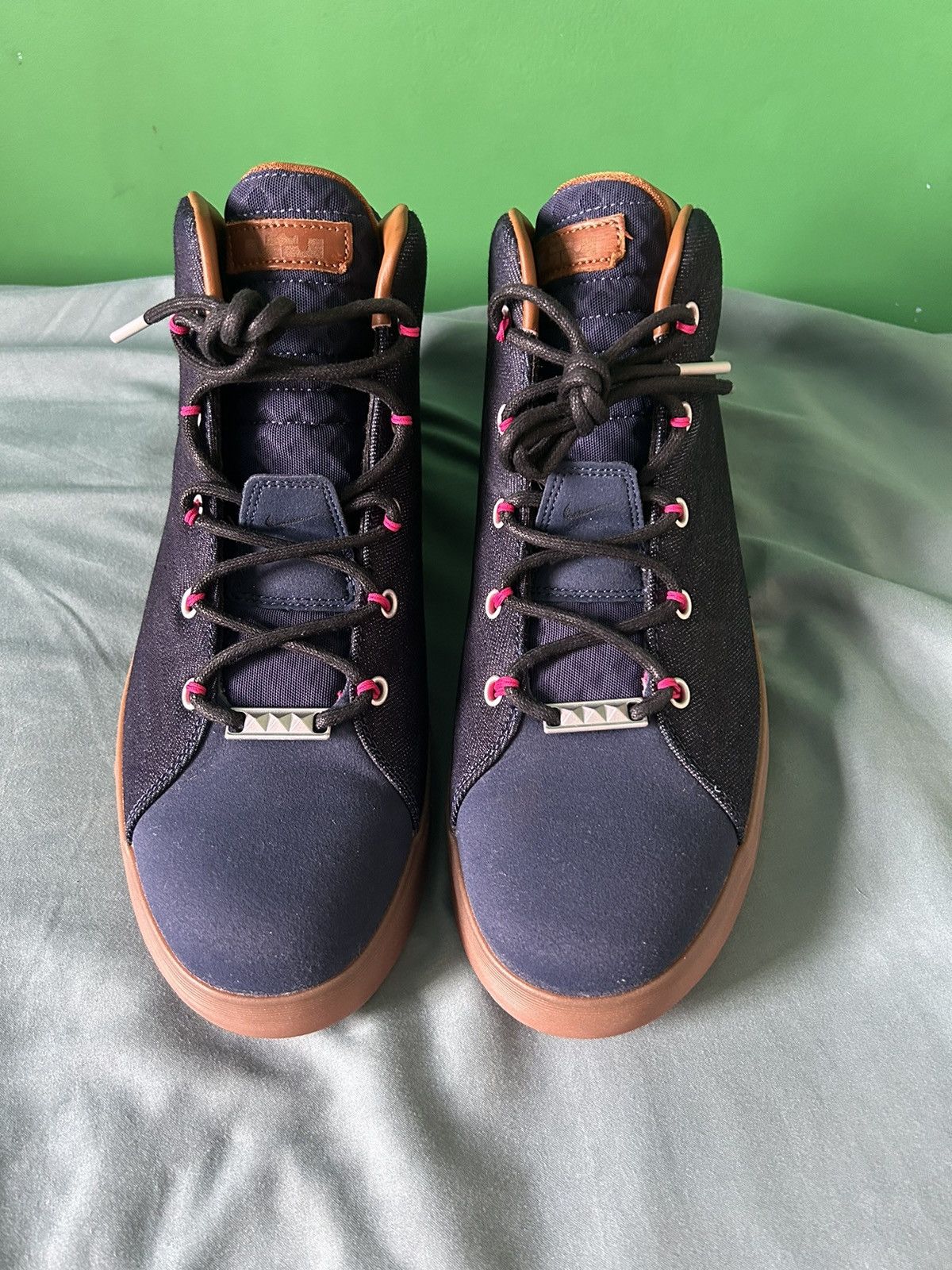 Nike Nike Lebron 12 NSW Fireberry Denim 2014 Size US 11.5 / EU 44-45 - 7 Thumbnail
