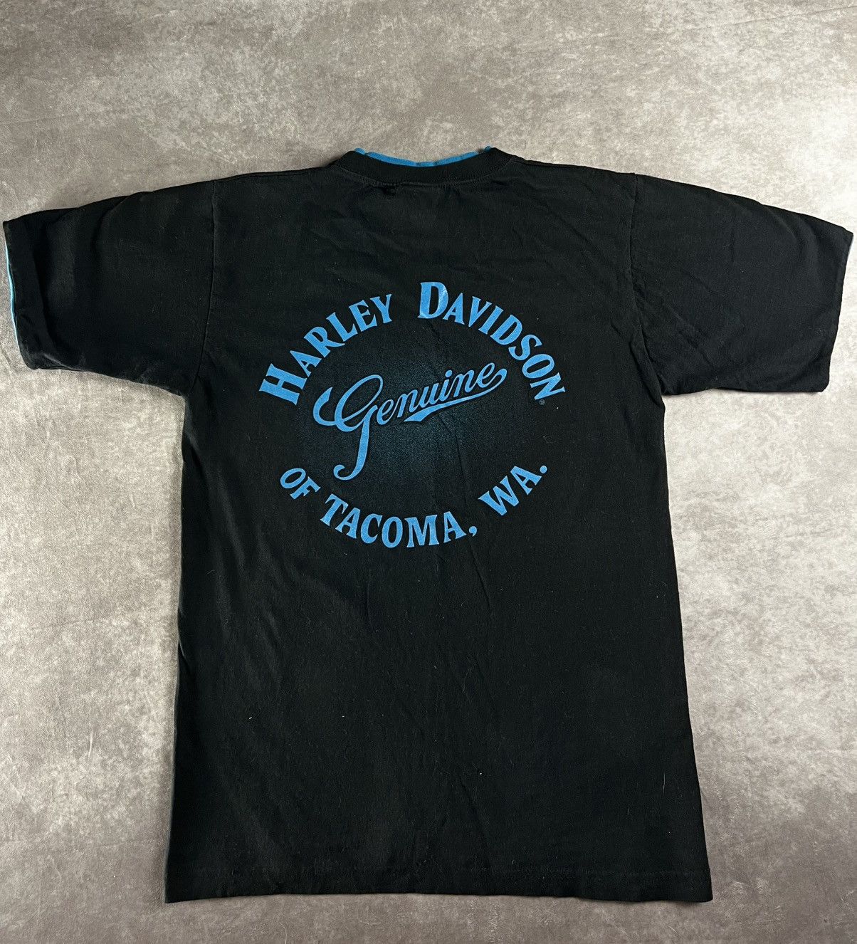 Harley Davidson × Vintage Vintage double Sided Harley Davidson Panther T-Shirt Medium Size US M / EU 48-50 / 2 - 2 Thumbnail