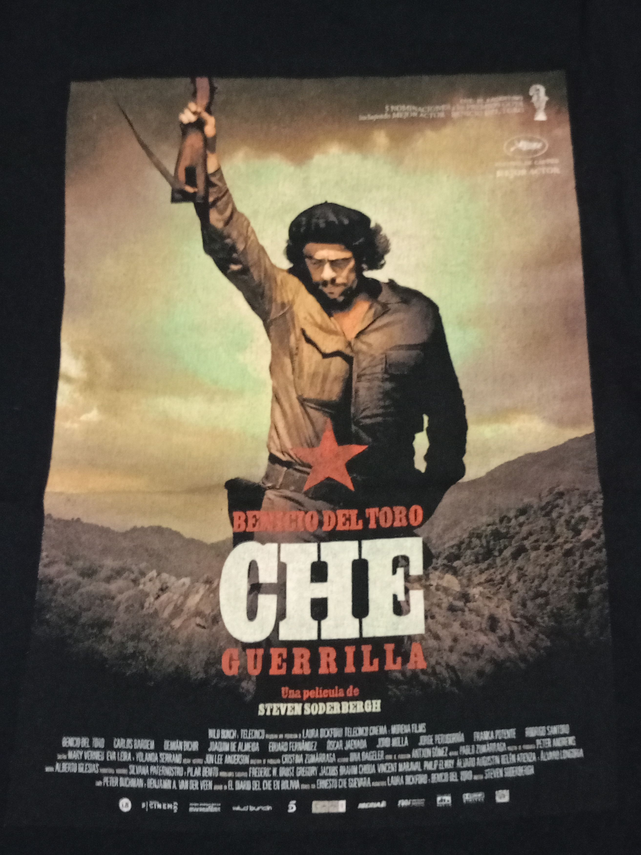 Vintage Vintage che guerrilla movie T shirt/benicio del toro Size US M / EU 48-50 / 2 - 4 Thumbnail