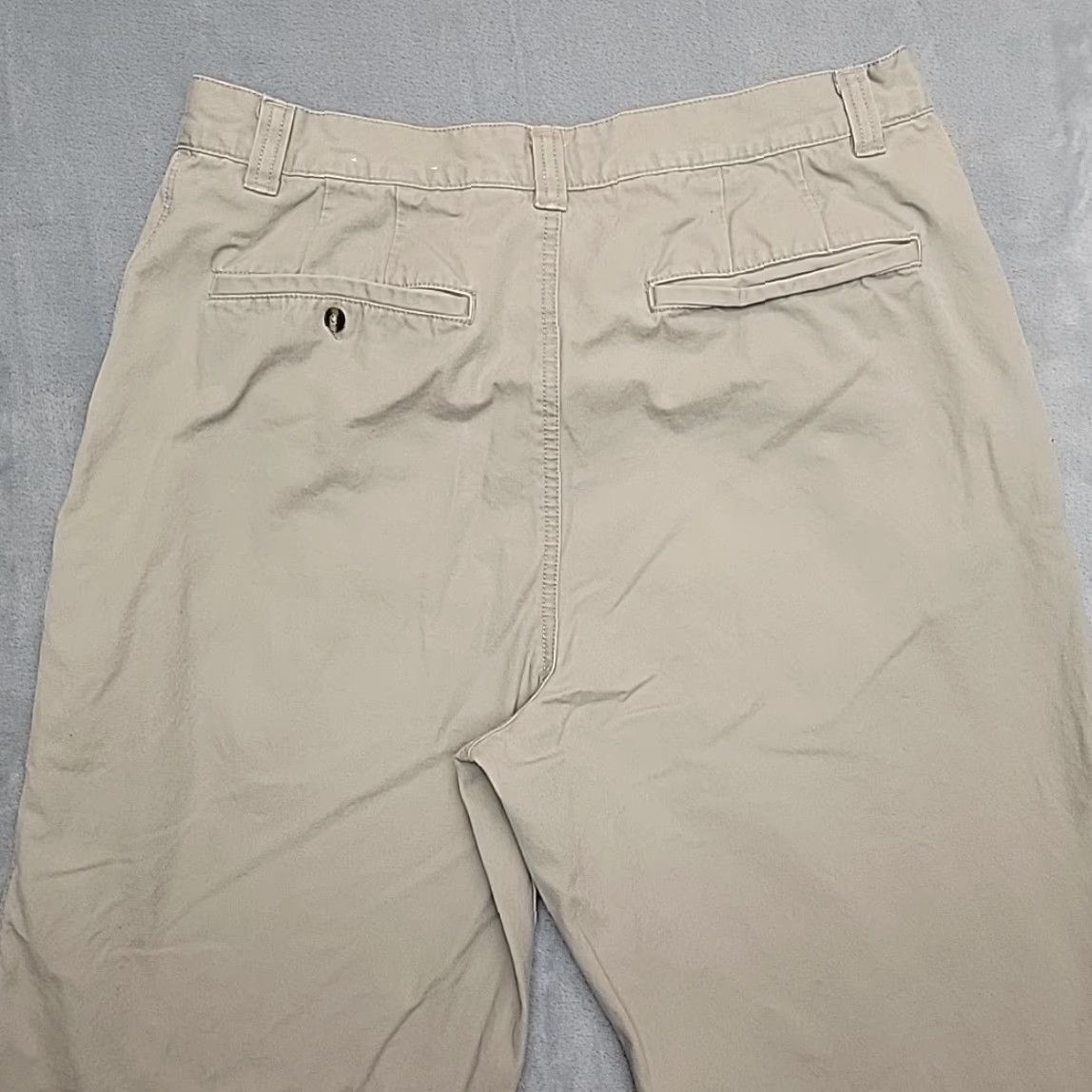 Royal Robbins VTG Royal Robbins Pants Men 34x32 Khaki 100% Cotton Canvas Chino Outdoor Hike Cargo Beige Front Flat Pocket Mens Size US 34 / EU 50 - 6 Thumbnail
