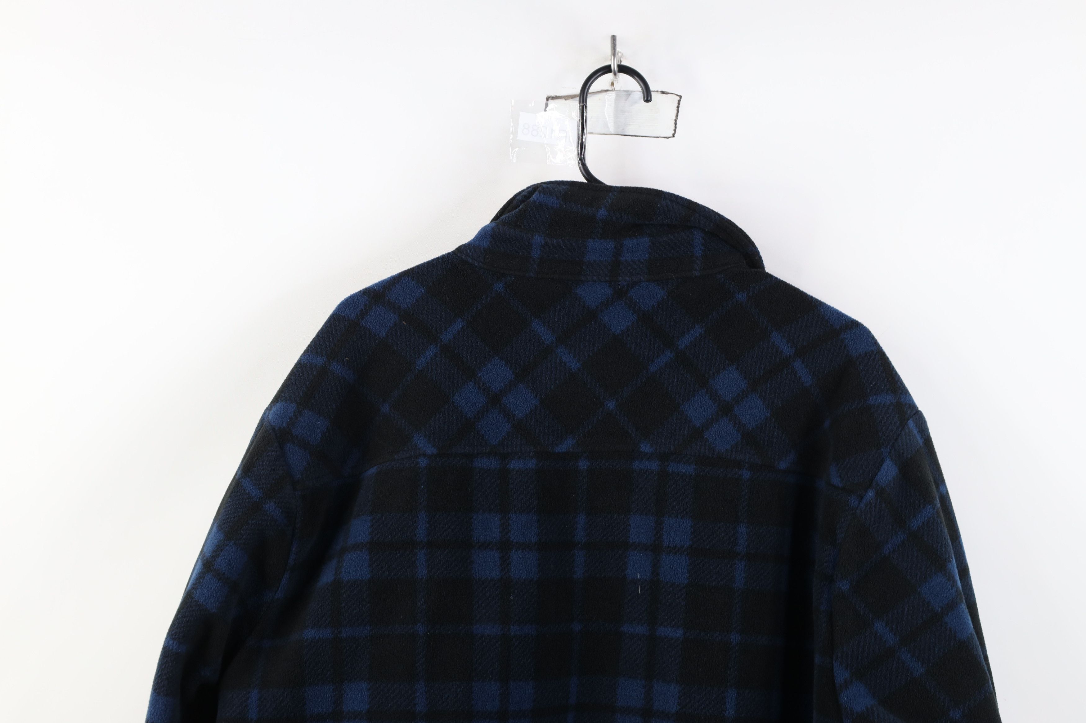 Dickies Vintage Y2K Dickies Quilted Fleece Button Shirt Jacket Plaid Size US XL / EU 56 / 4 - 15 Thumbnail