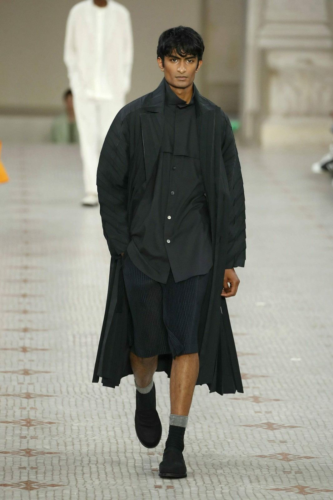 ジャケット・アウター ISSEY MIYAKE MEN 90s long coat Vintage Issey Miyake 2006 A/W Nylon Parka Double Breasted