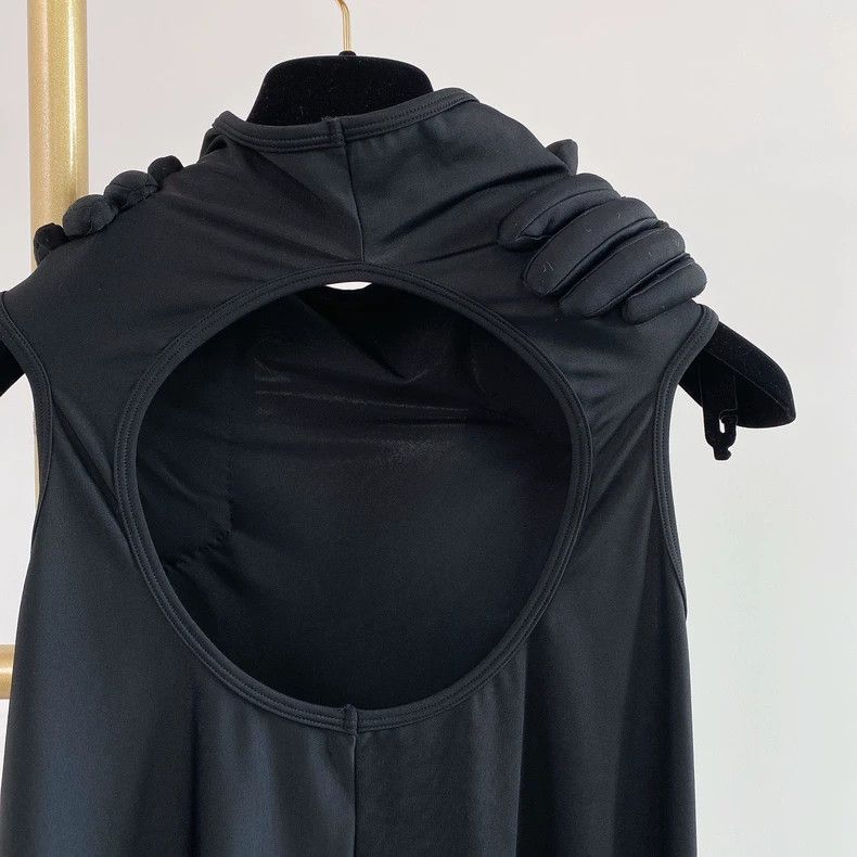 Comme des Garcons Comme Des Garcons Black Sleeveless Dress Size S / US 4 / IT 40 - 5 Thumbnail