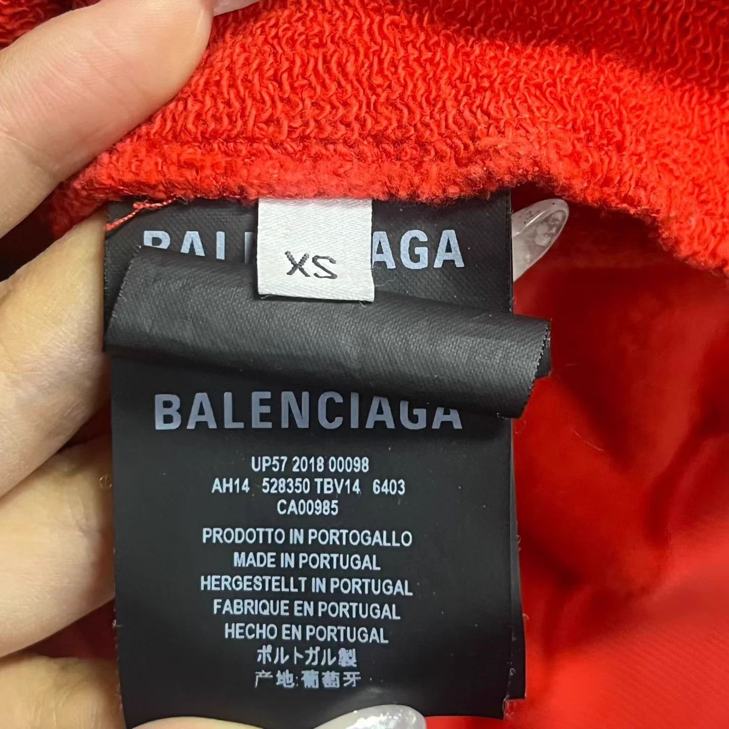 Balenciaga Balenciaga Classic Red Coca-Cola Wave Hoodie XS Size US XS / EU 42 / 0 - 5 Thumbnail