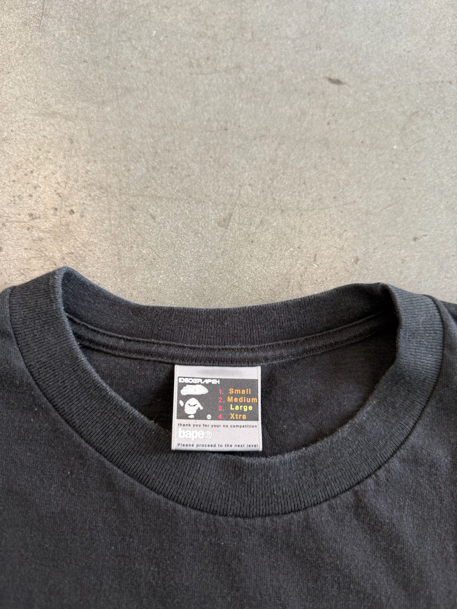 Bape × Kaws 2005 A Bathing Ape X Kaws Black Tee Size US L / EU 52-54 / 3 - 4 Thumbnail