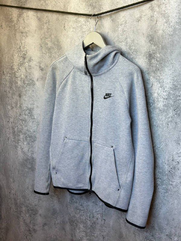 Nike Nike Tech Fleece Full-Zip Hoodie (928483-063) Heather Grey Size US S / EU 44-46 / 1 - 1 Thumbnail