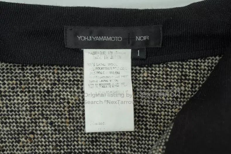 Yohji Yamamoto Yohji Yamamoto size 1 2005aw Irregular Torsion Bias Fishtai Size 24" / US 00 / IT 34 - 8 Thumbnail