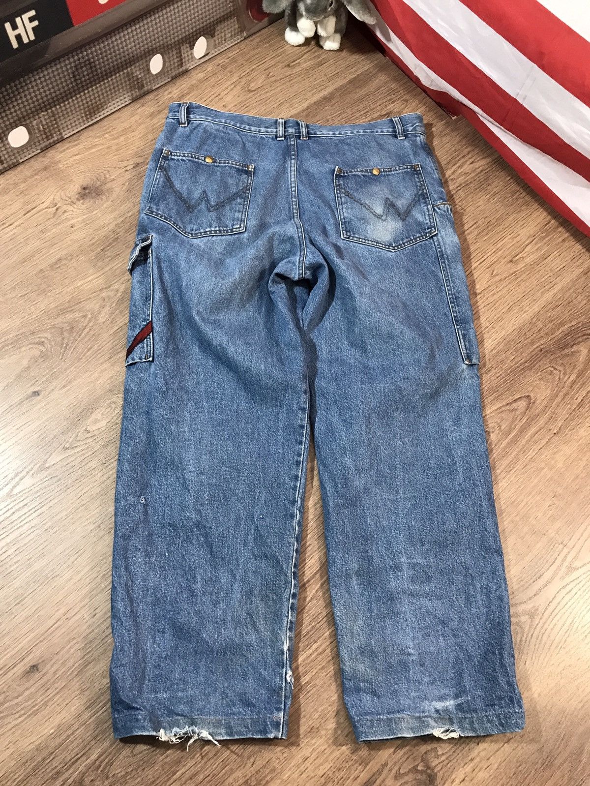 Japanese Brand × Vintage Vintage Distressed Denim Rap Pants Jeans Size US 40 / EU 56 - 15 Thumbnail