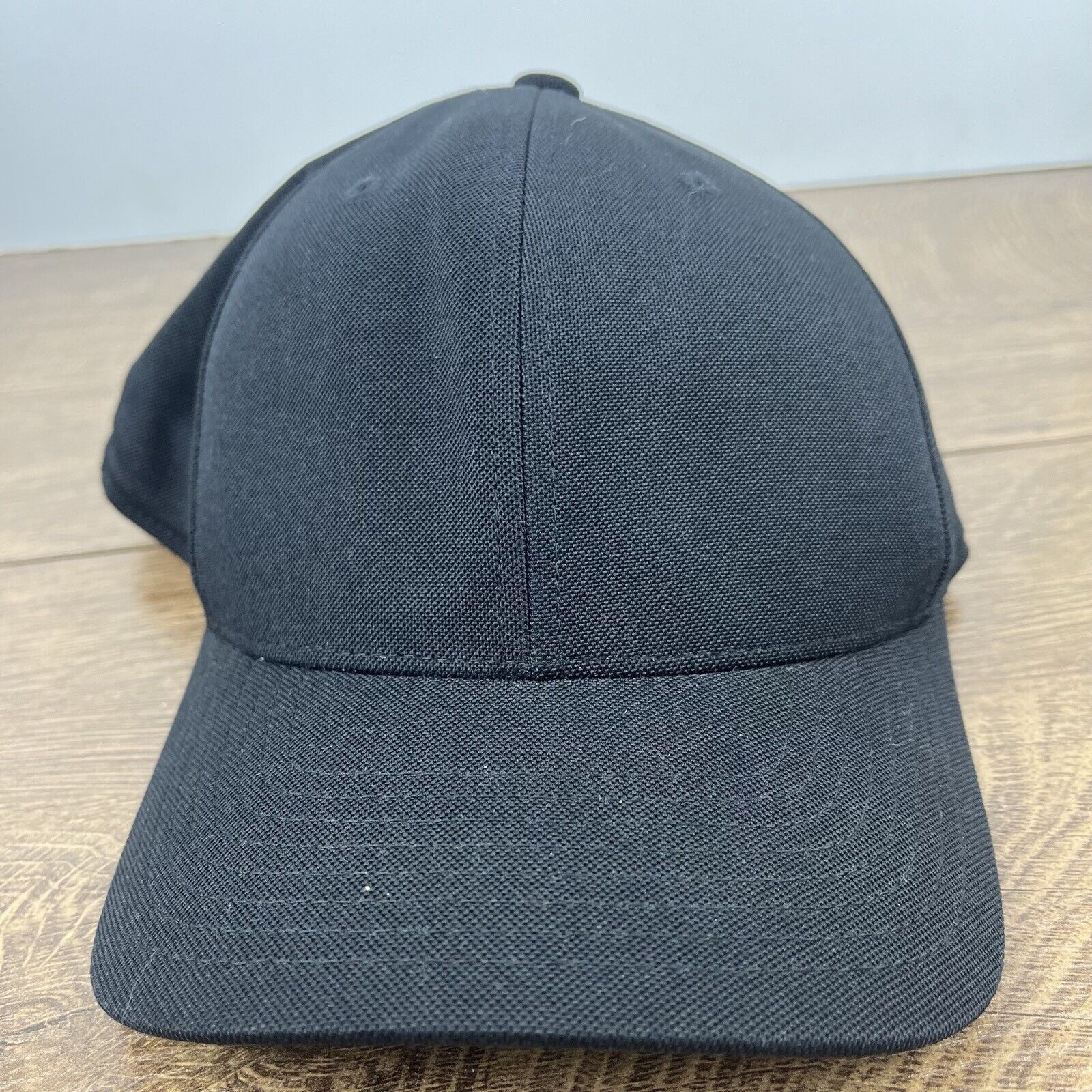 Other Plain Black Baseball Hat Black Cap Hat Adjustable Adult Fit Size ONE SIZE - 2 Thumbnail