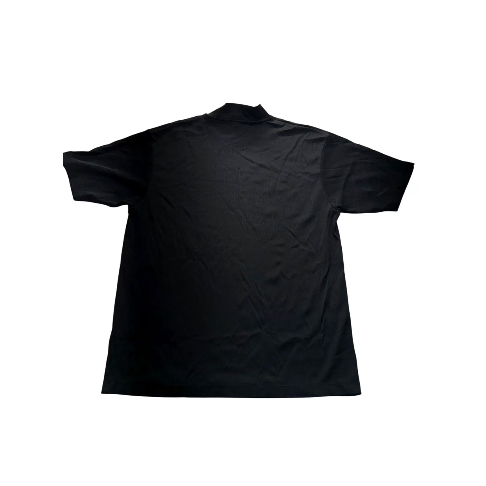 Kenneth Cole Kenneth Cole Womens XXL Black Turtleneck Short Sleeve Button-Up Casual Ribbed Size 2XL Size 40" / US 18 - 2 Thumbnail