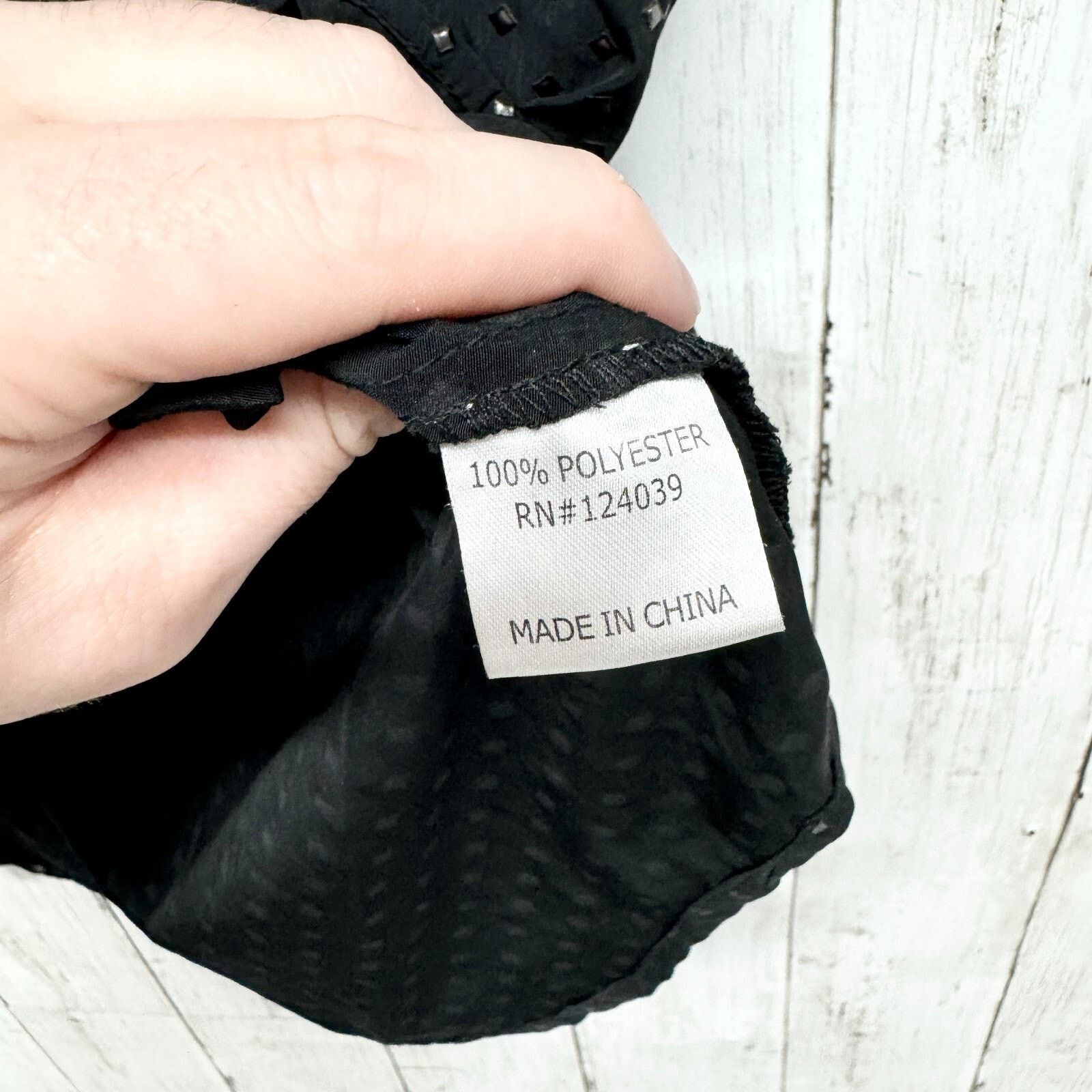 Other AKA New York Blouse Size Large Black Short Sleeve Boat Neck Size L / US 10 / IT 46 - 3 Thumbnail