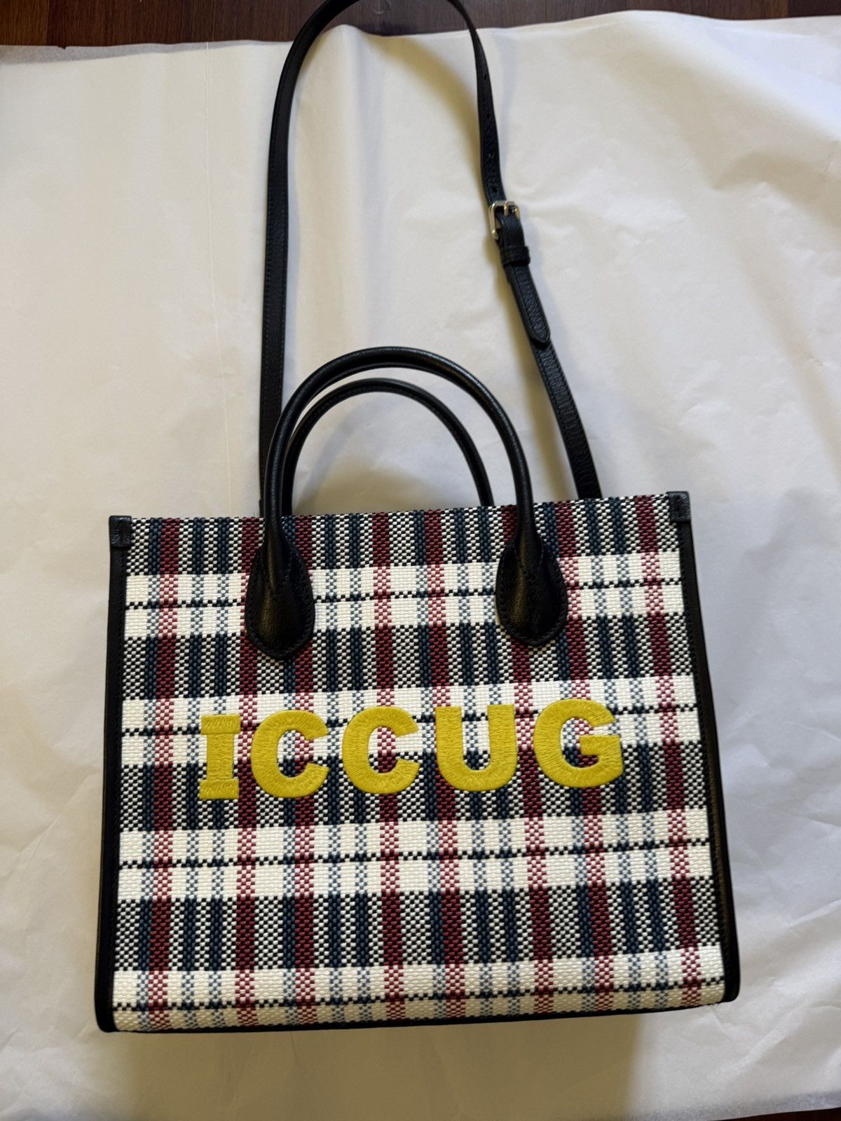 Gucci Gucci ICCUG bag in canvas and leather. Size ONE SIZE - 1 Thumbnail