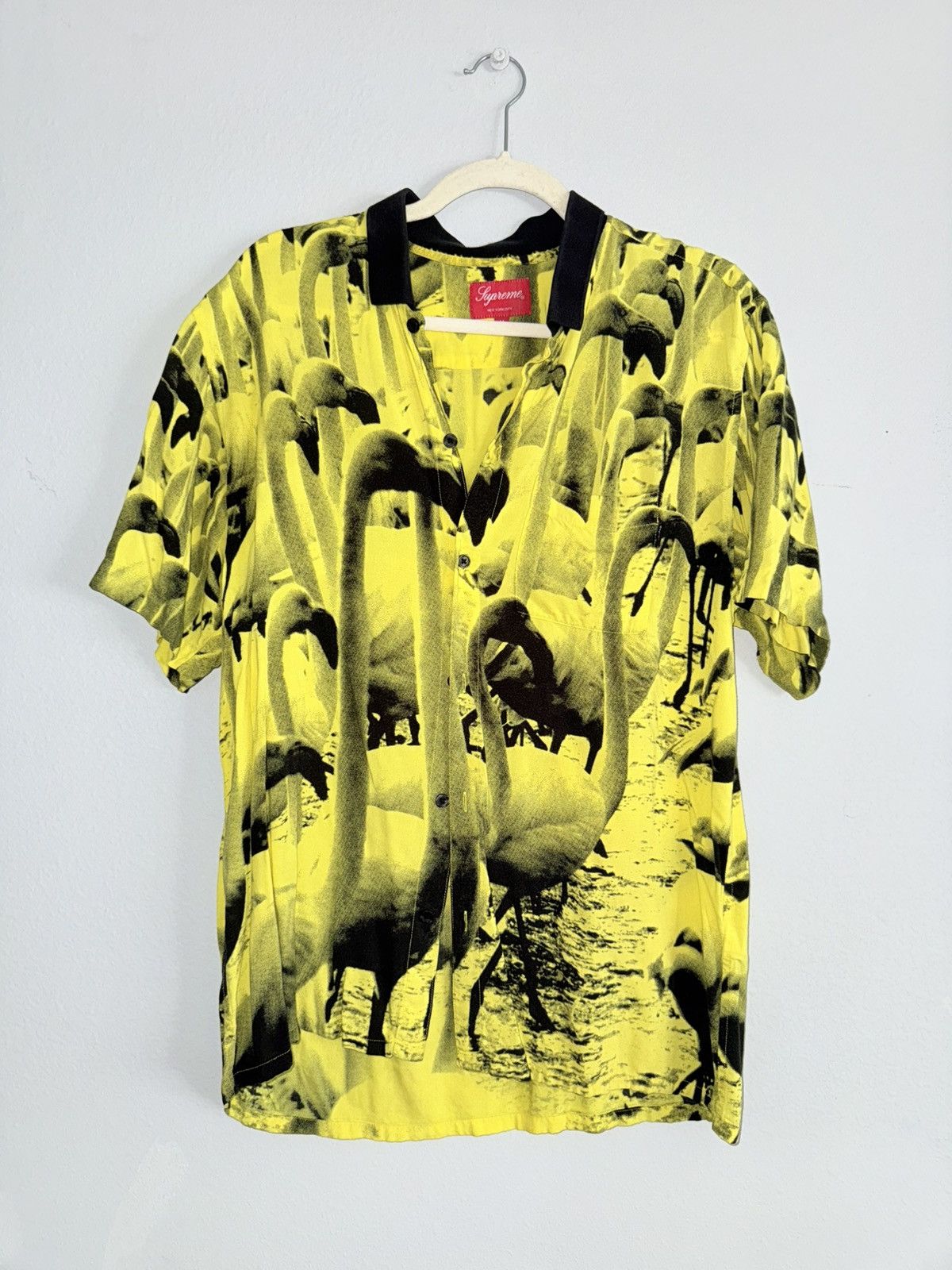 Supreme Supreme flamigo s/s button up Size US M / EU 48-50 / 2 - 1 Thumbnail