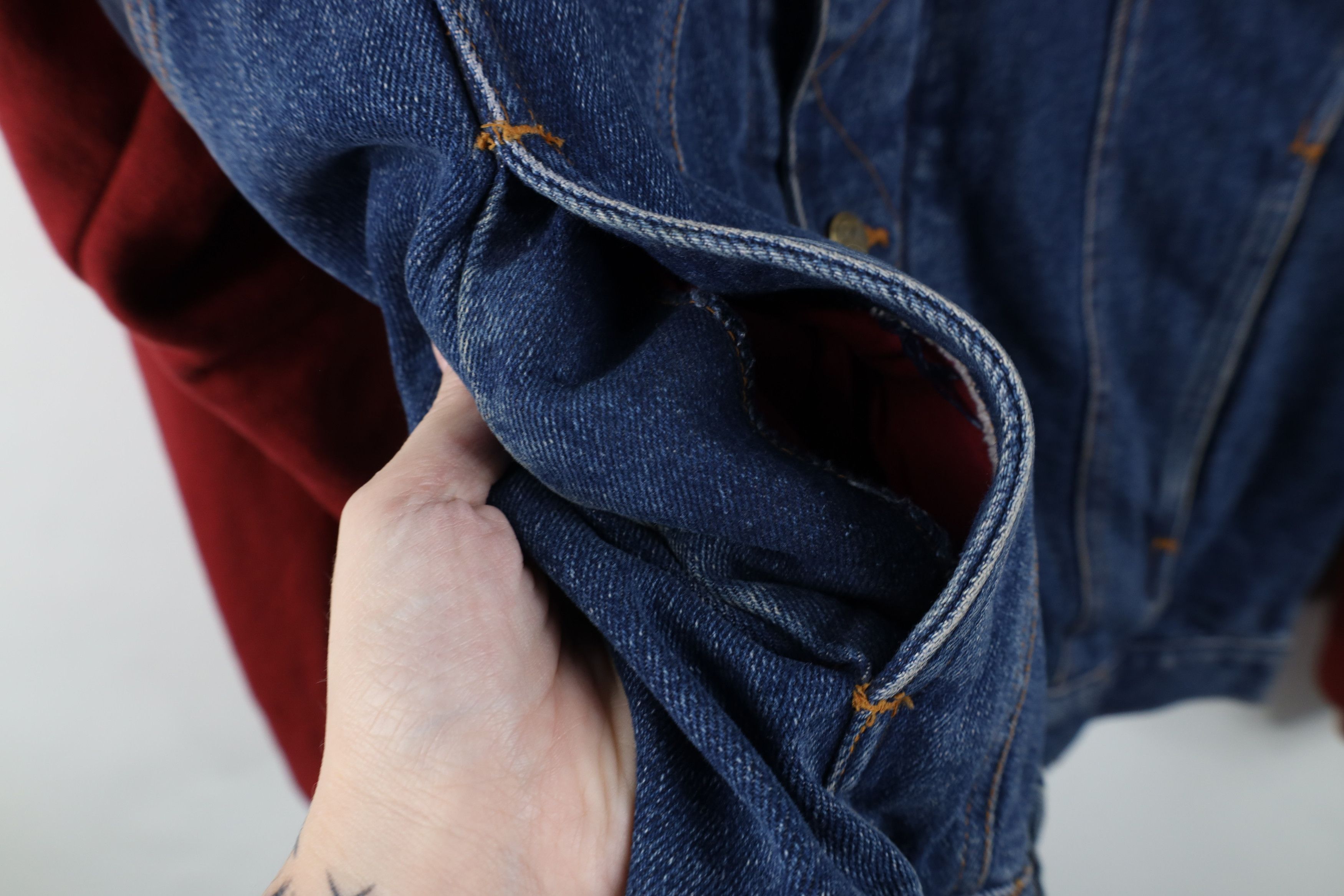 Vintage Vintage 90s Y2K Streetwear Hooded Denim Jean Trucker Jacket Size US S / EU 44-46 / 1 - 5 Thumbnail