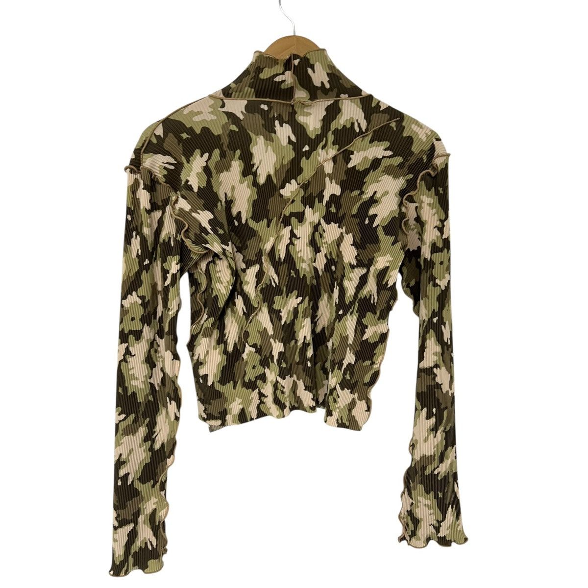 Japanese Brand Todo kotohayokozawa camo pleat top Size S / US 4 / IT 40 - 3 Thumbnail