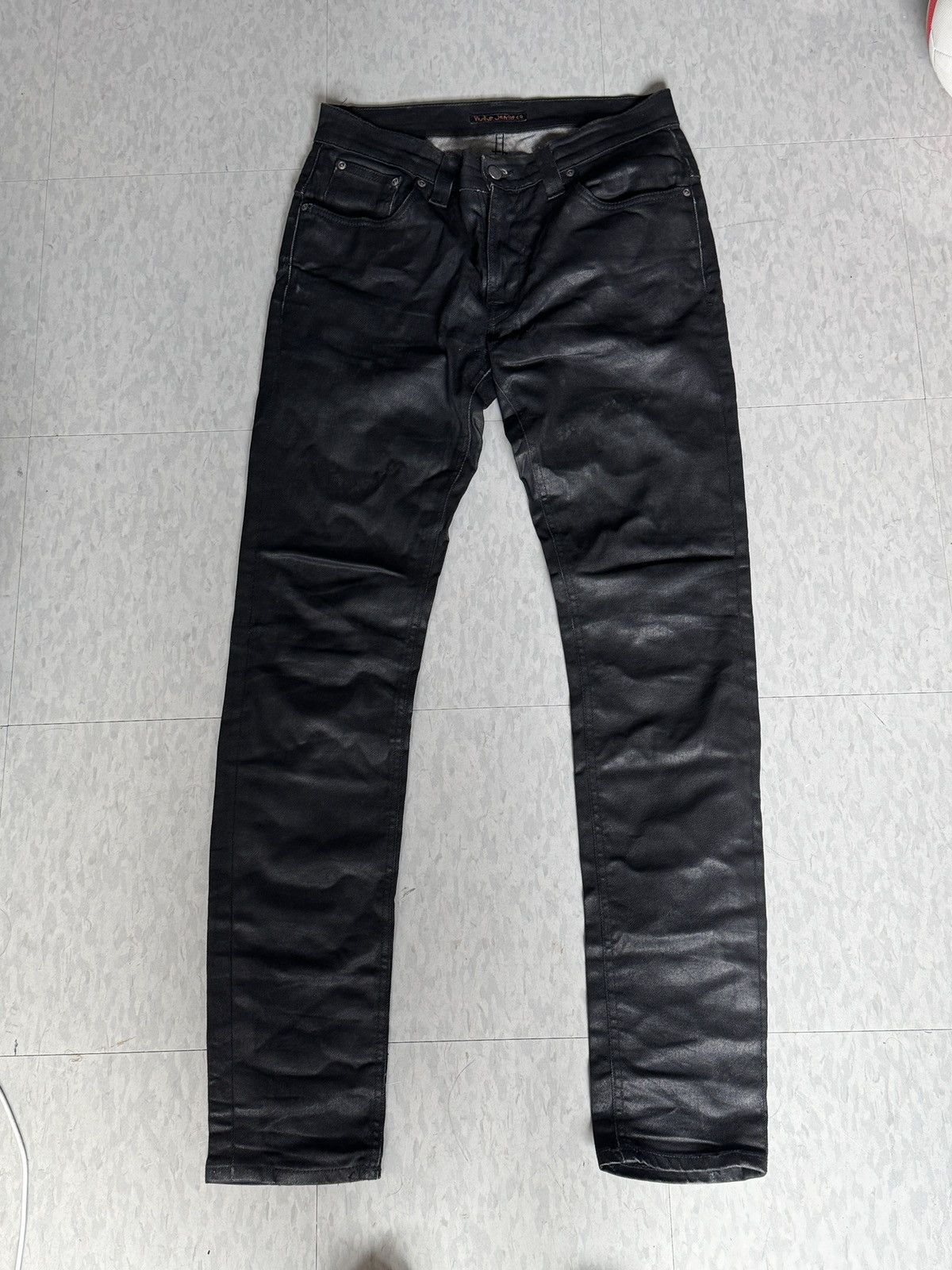 Nudie Jeans × Streetwear × Vintage Nudie Jeans thin finn black 
