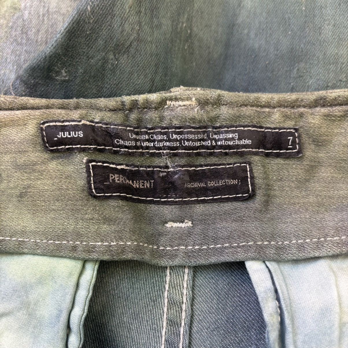 Julius SS2022 “_PERMANENT” Exhibition Sample Gas Mask Cargos Size US 34 / EU 50 - 6 Thumbnail