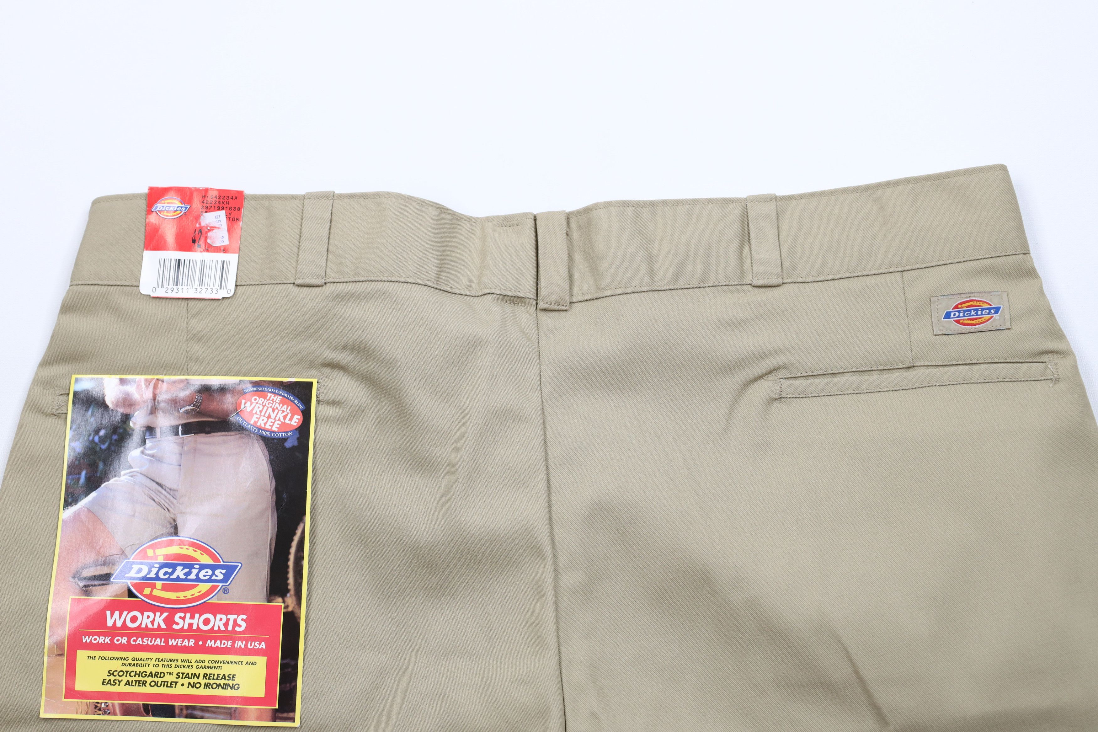 Dickies × Vintage Deadstock Vintage 90s Dickies Chino Shorts Beige USA Size US 42 / EU 58 - 9 Thumbnail