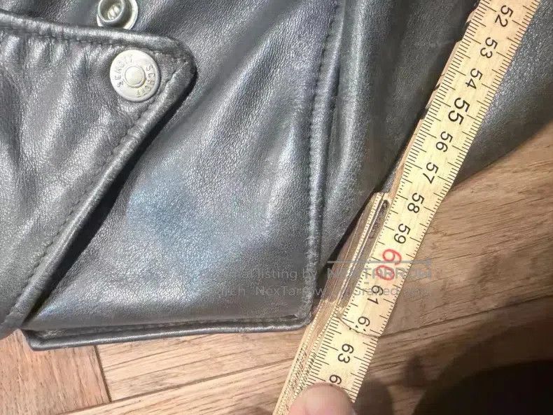 Schott Schott Castrated cowhide cable-stayed motorcycle leather j Size US XXS / EU 40 - 7 Thumbnail