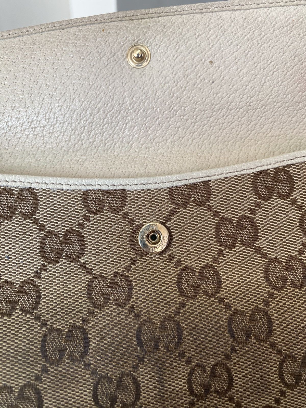 Gucci Vintage Gucci Logo Monogram Wallet Size ONE SIZE - 11 Thumbnail