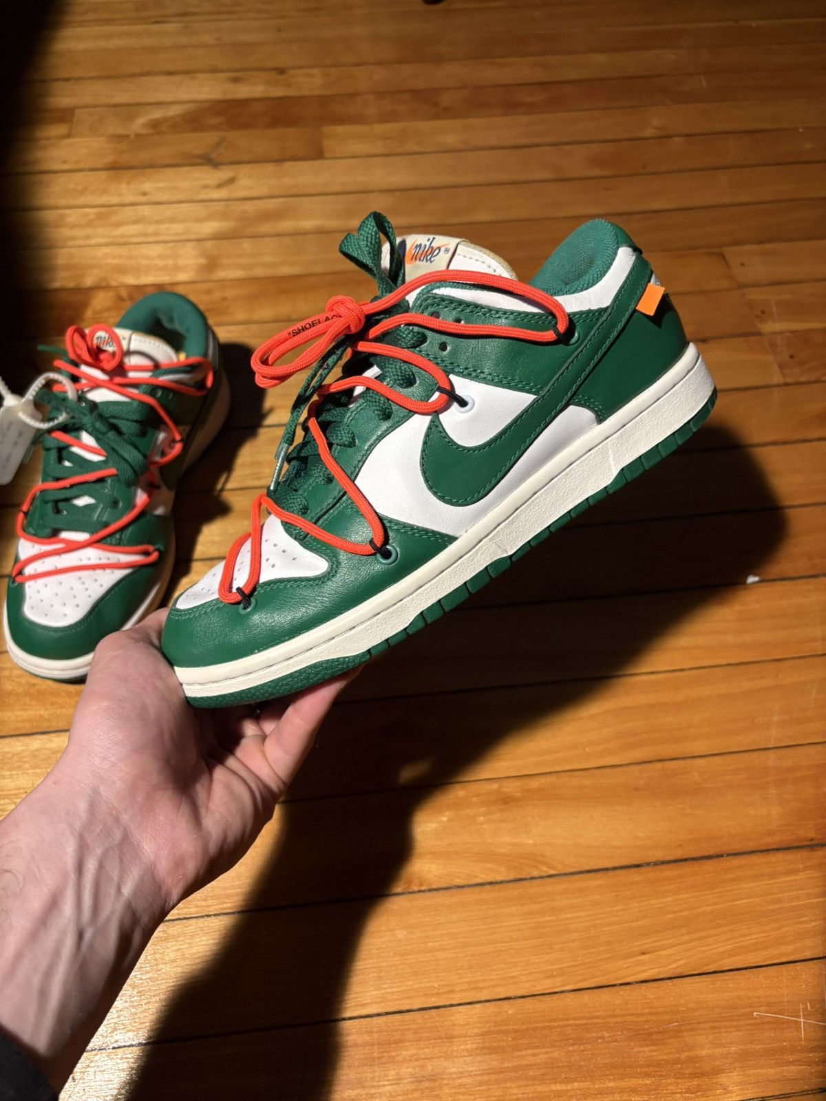 Nike × Off-White Off White Dunk Low “Pine Green” Size US 7 / EU 40 - 7 Thumbnail
