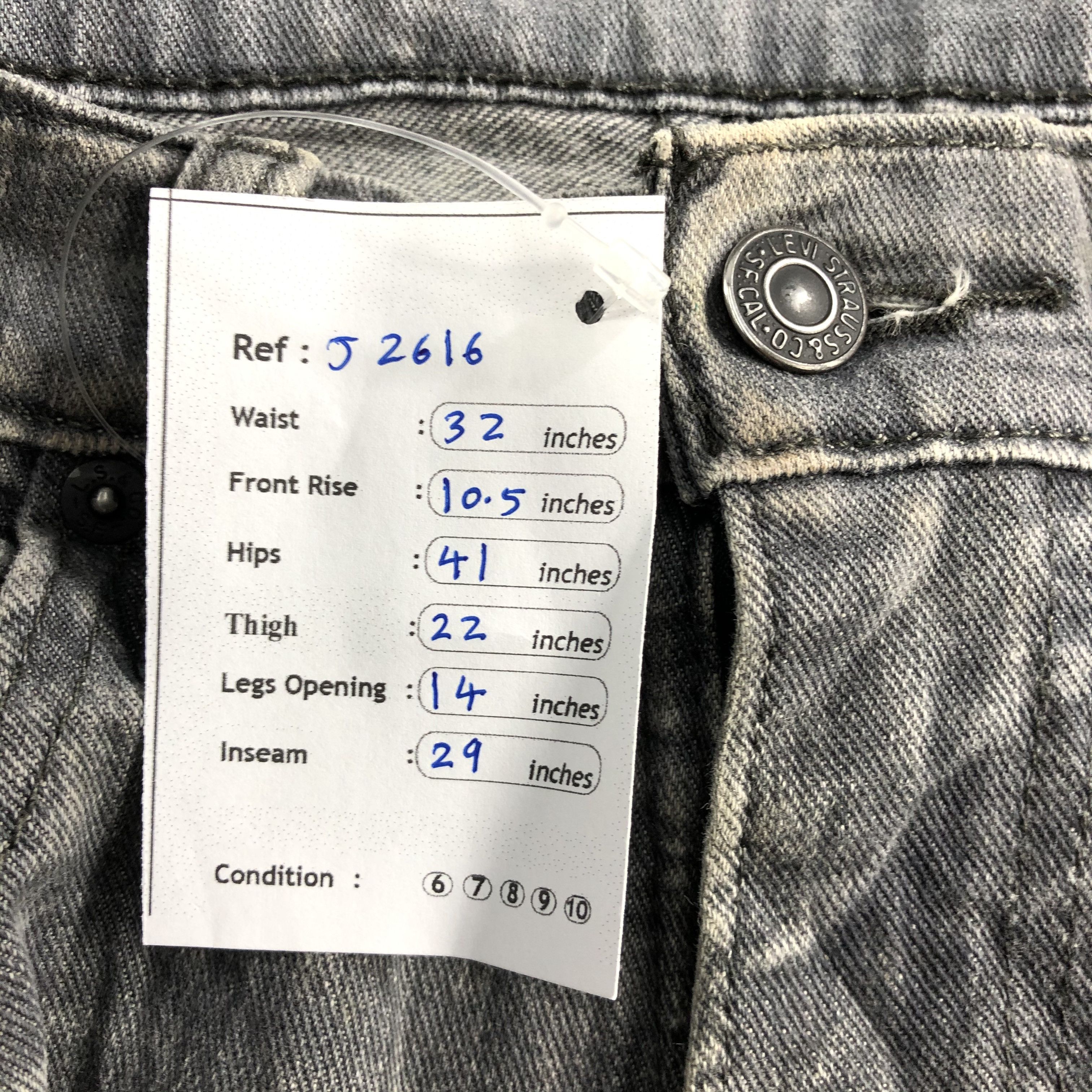 Levi's Vintage Levis 511 Jeans-J2616 Size US 32 / EU 48 - 12 Thumbnail