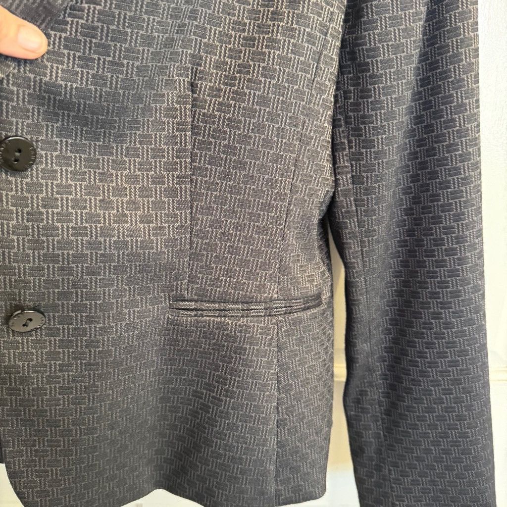 Elie Tahari Women's Tahari Blazer Size 8 Gray Size M / US 6-8 / IT 42-44 - 11 Thumbnail