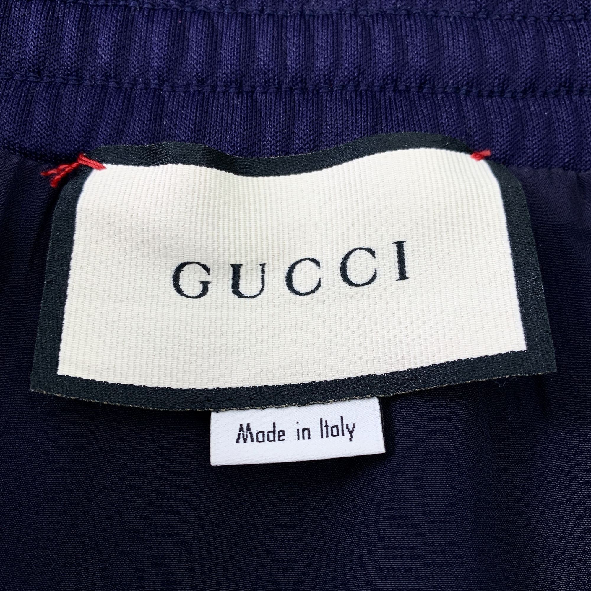 Gucci Gucci Blue Sequin GG Logo Skirt W/ Multicolor Stripes & Draw Size 32" / US 10 / IT 46 - 2 Thumbnail