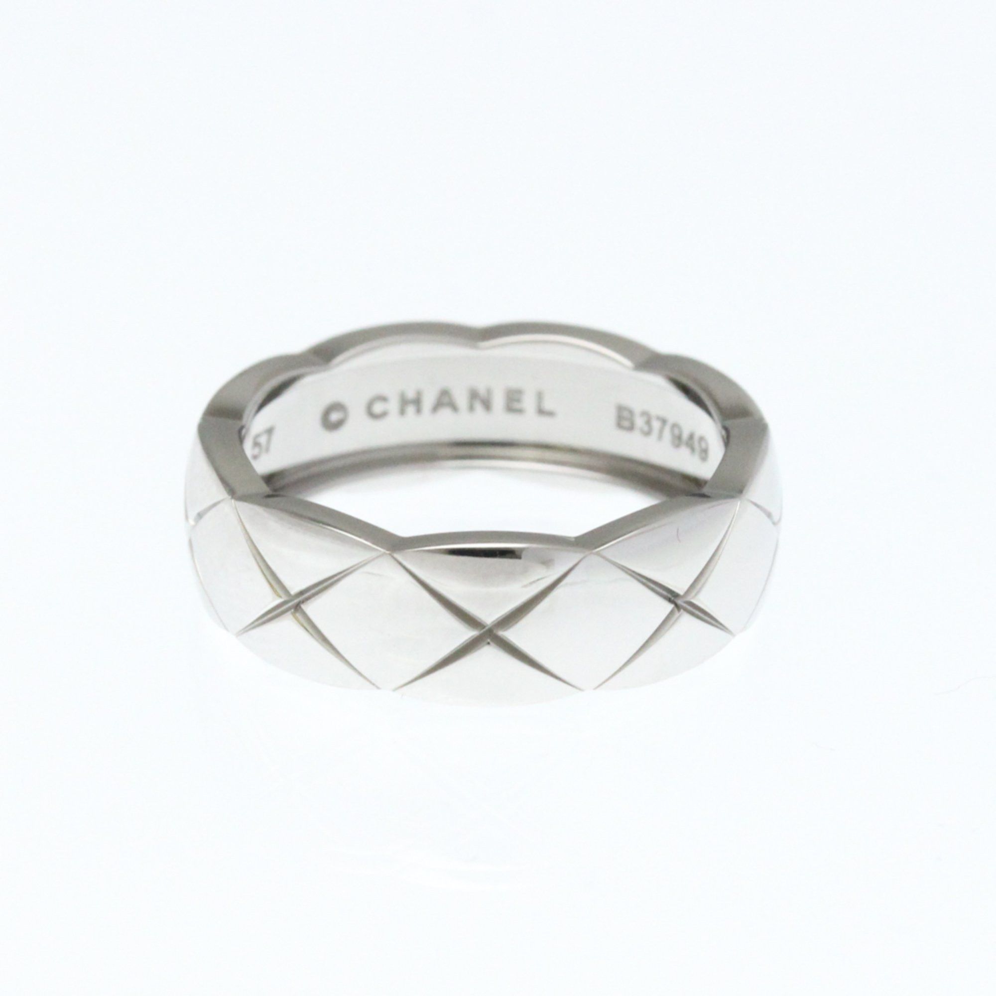Chanel Coco Crush Ring Medium Size White Gold (18K) Fashion No