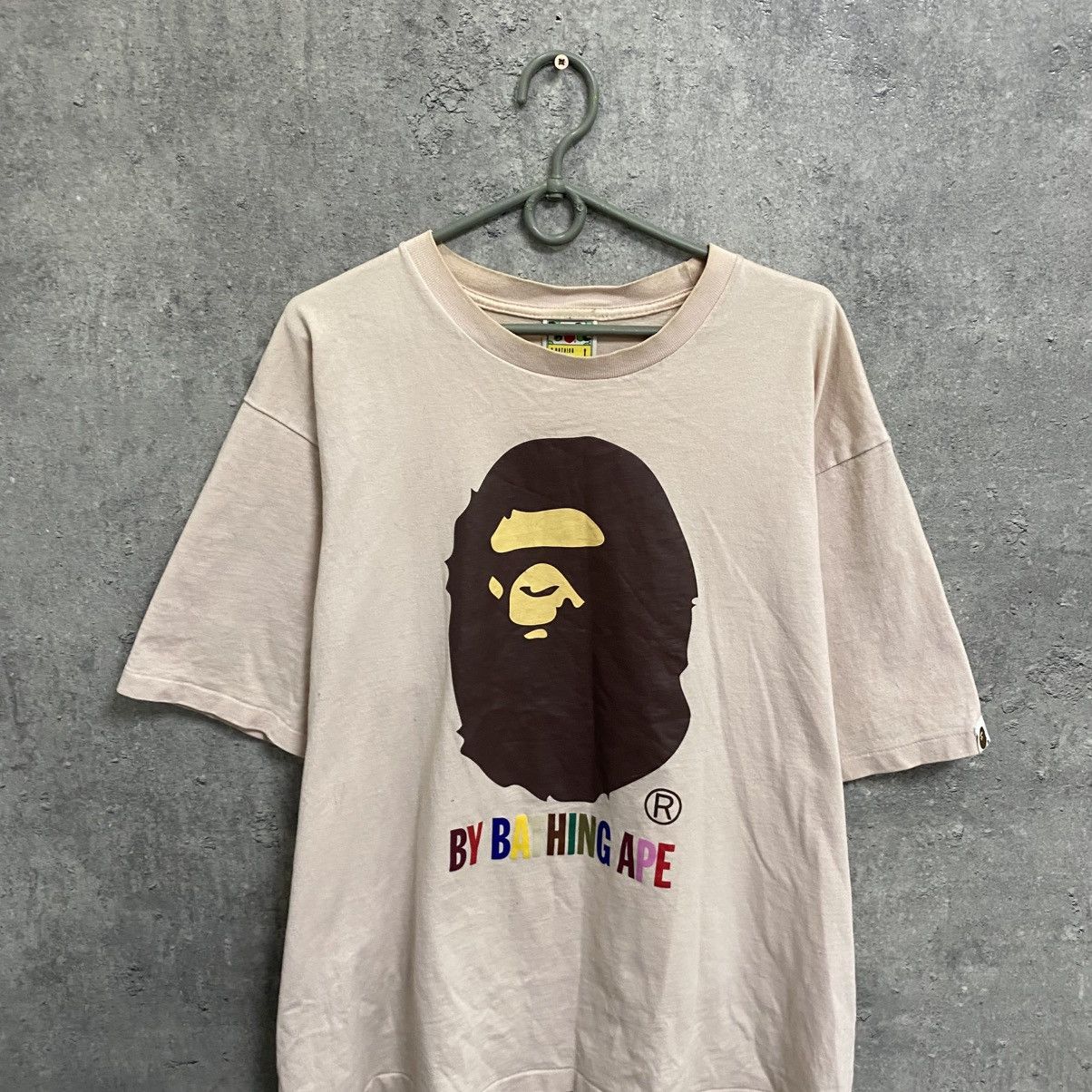 Bape A Bathing Ape Big Head Bape T-Shirt Big Logo Size US L / EU 52-54 / 3 - 4 Thumbnail