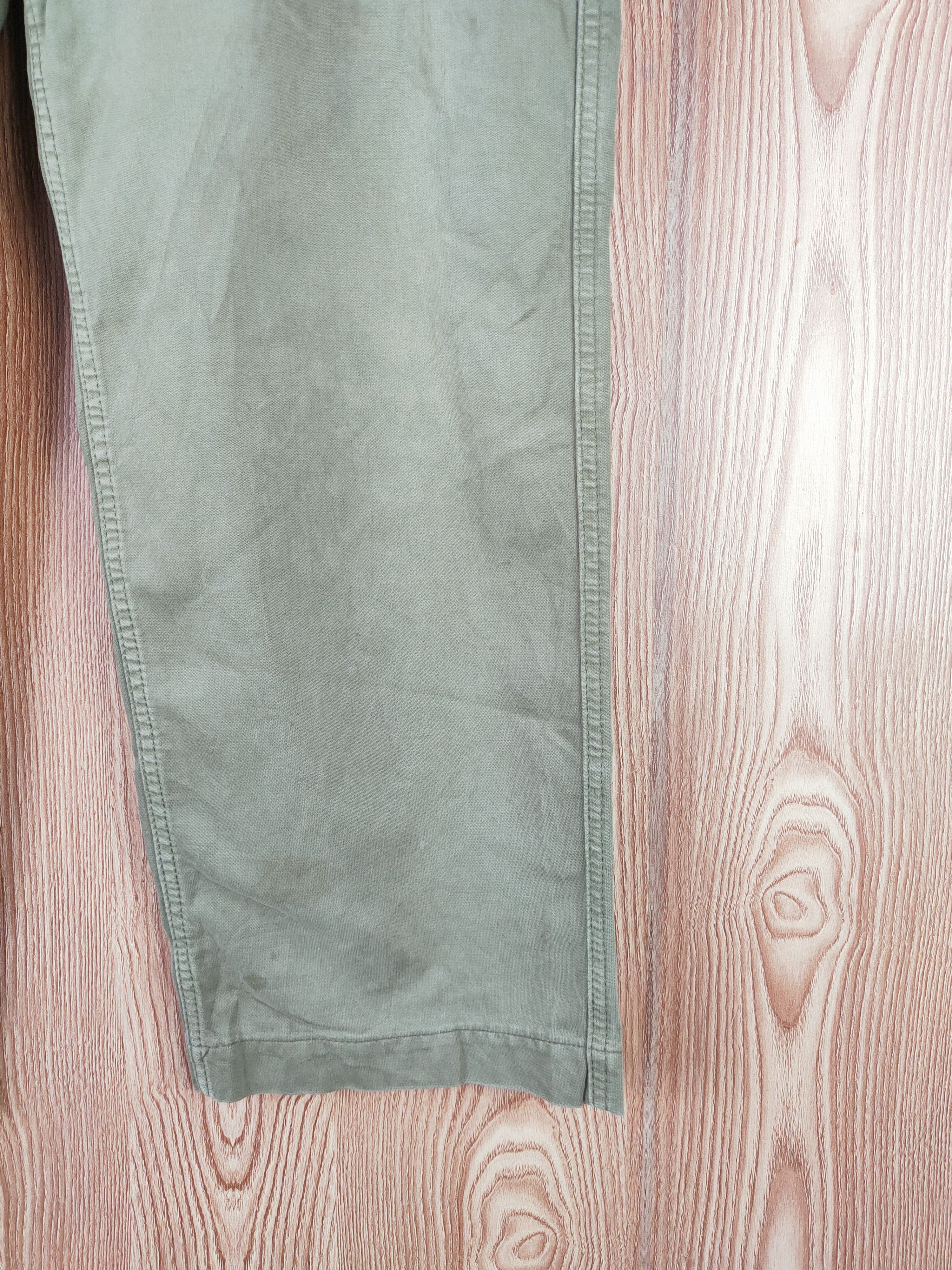 Japanese Brand Uniqlo Green Faded Multipocket Tactical Cargo Pants #W910 Size US 36 / EU 52 - 7 Thumbnail