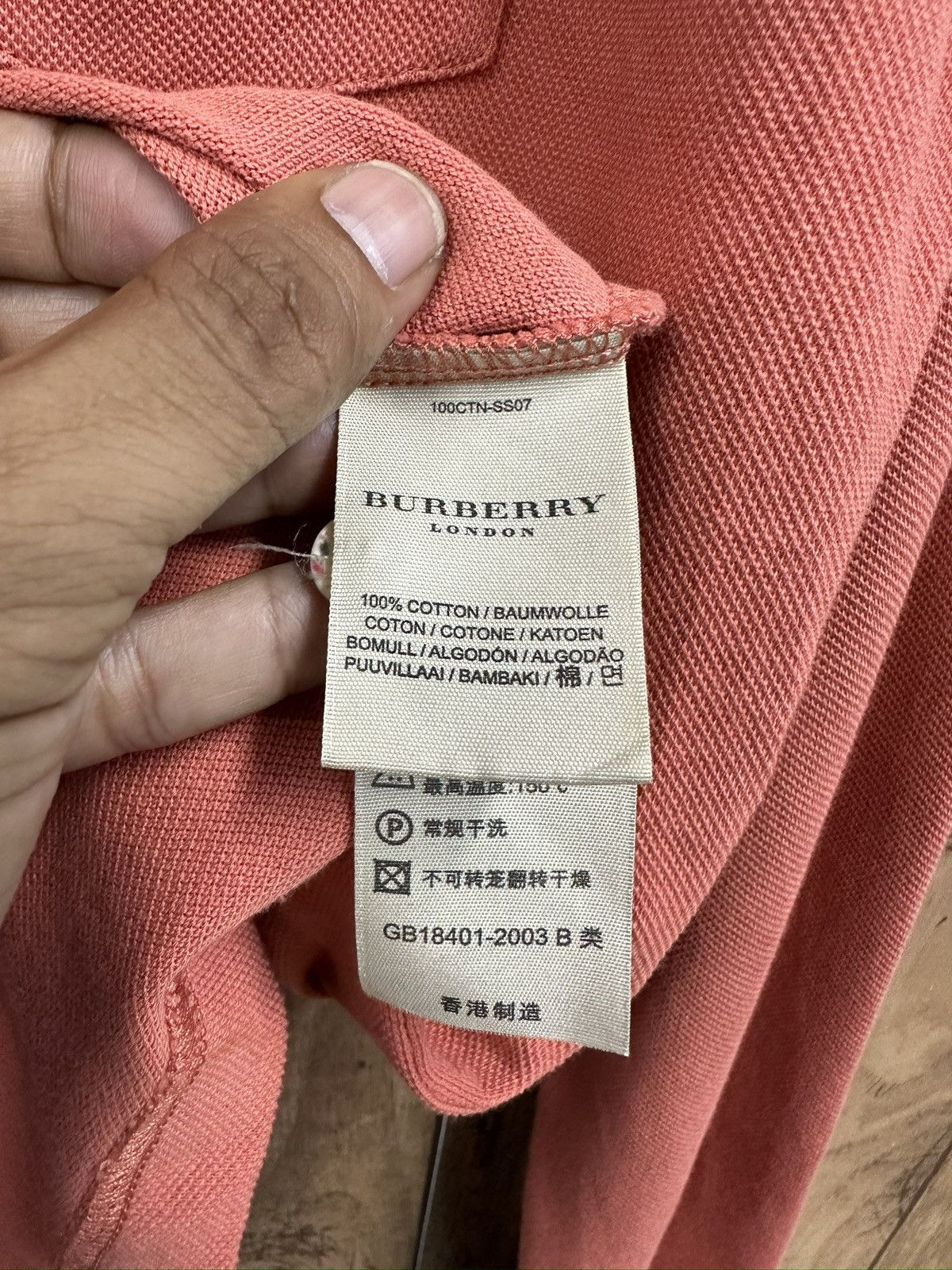 Burberry Burberry London Novacheck Longsleeve Polo Shirt A258 Size US S / EU 44-46 / 1 - 10 Thumbnail
