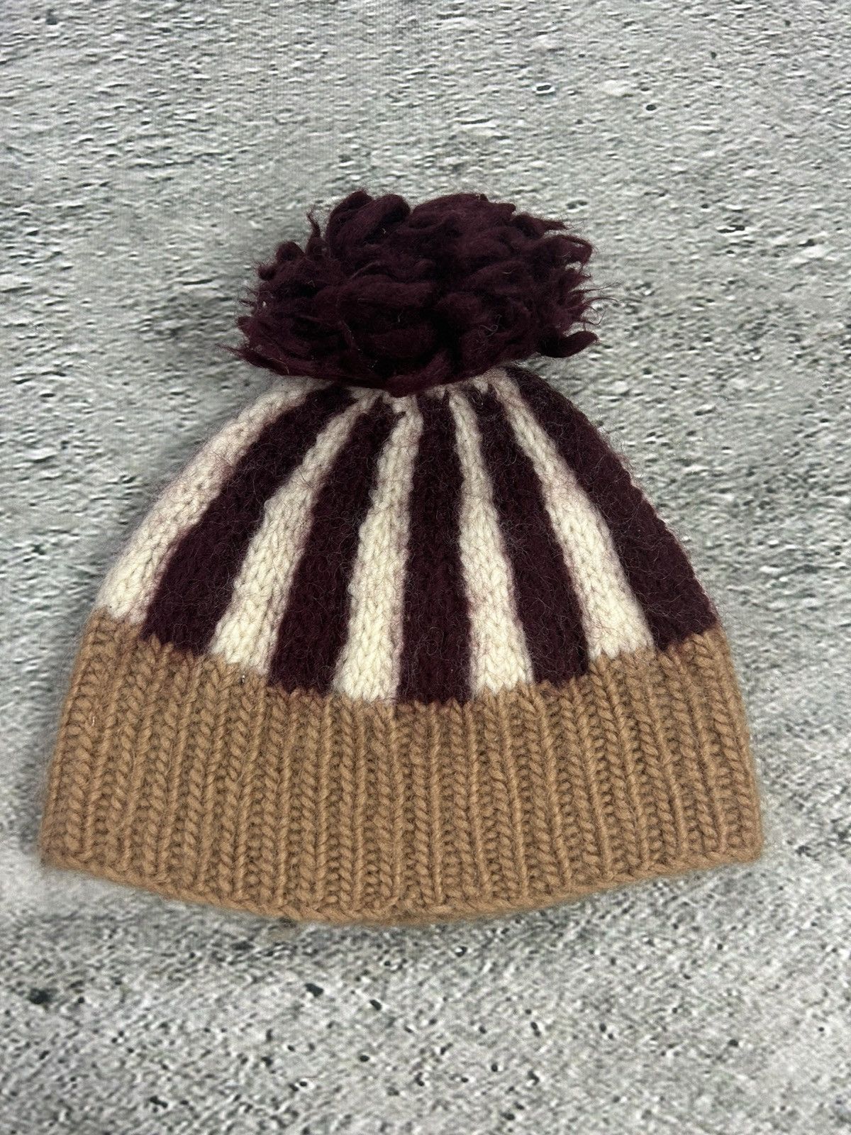 Evisu Evisu beanie Y2K seagull big logo wool Size ONE SIZE - 3 Thumbnail