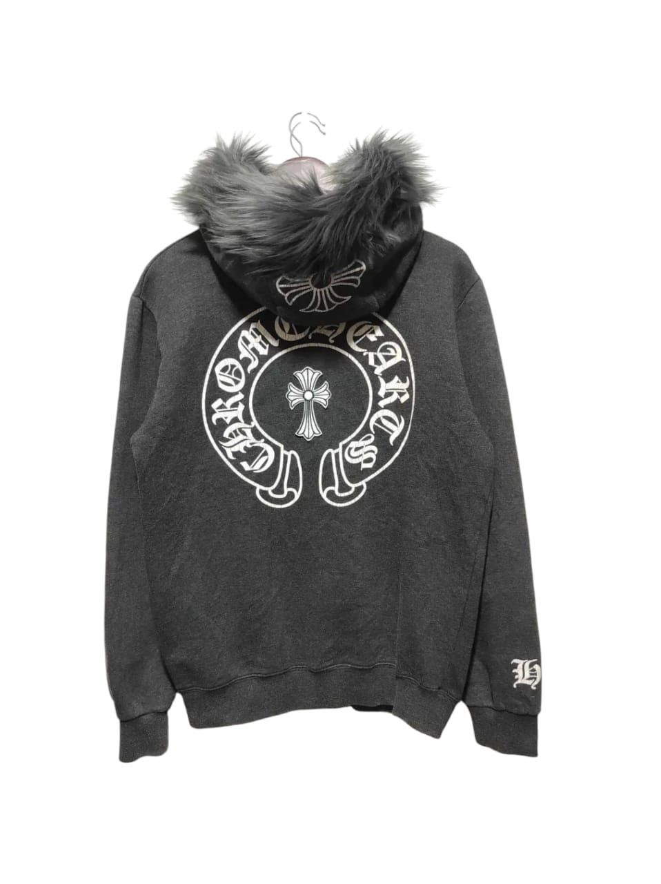 Japanese Brand Parody CH Zipper Fur Hoodie i6w9 Lgb Style Size US M / EU 48-50 / 2 - 1 Thumbnail
