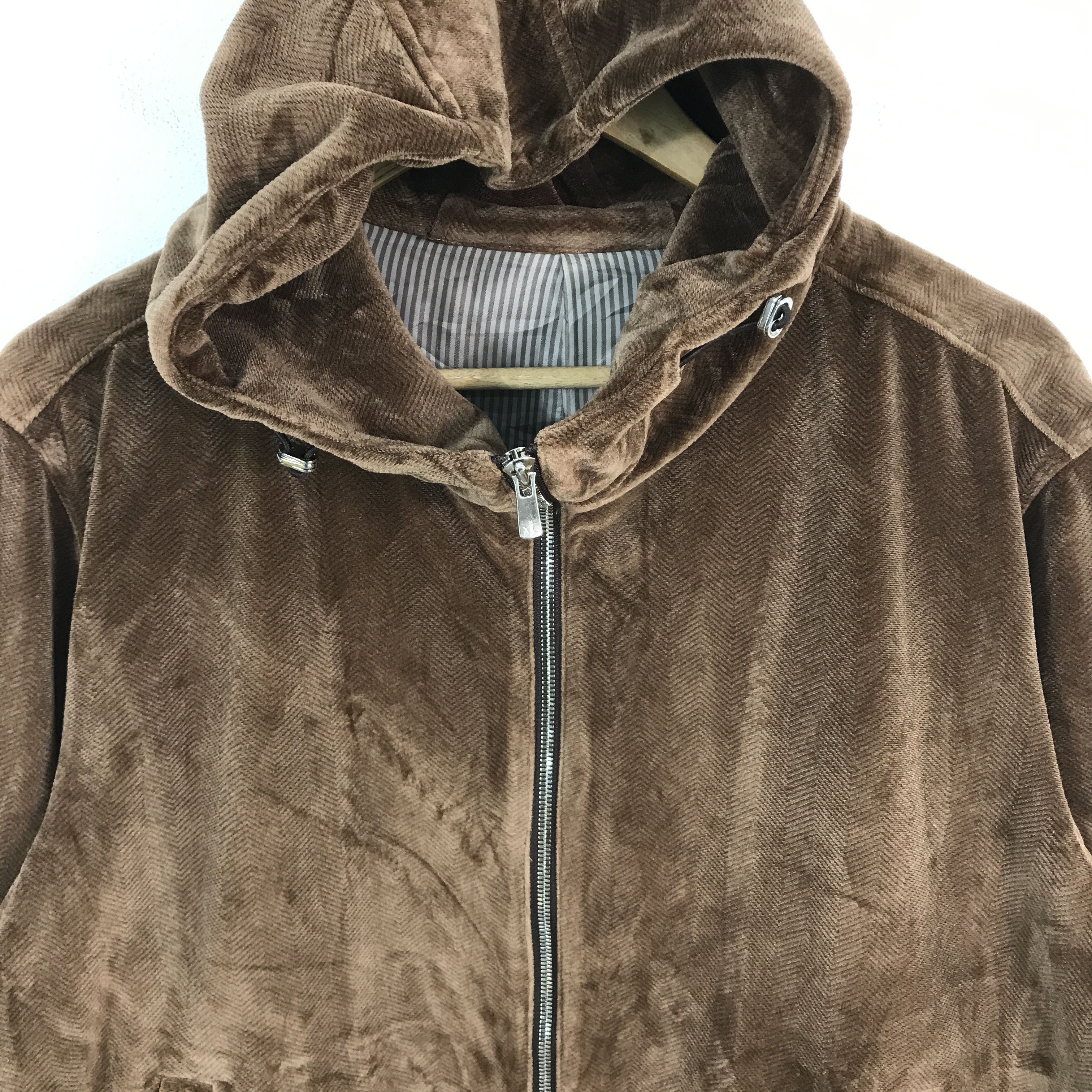 BIGI × Japanese Brand Hoodies men’s bigi brown full zipper jacket Size US XL / EU 56 / 4 - 3 Thumbnail