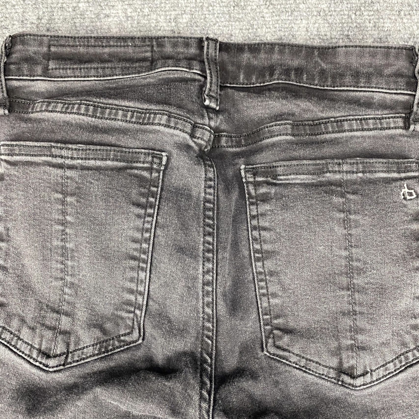 Rag & Bone rag & bone Jeans Womens 26 Black Cate Mid-Rise Skinny Stretch Made in USA Denim Size 26" / US 2 / IT 38 - 7 Thumbnail