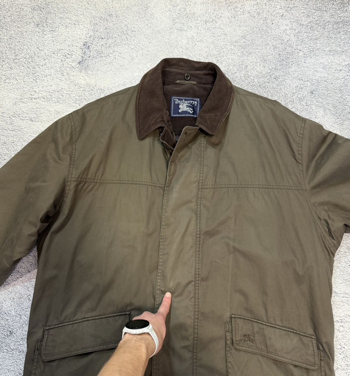 Burberry Burberrys Mens Vintage Brown Jacket Nova Check Lined 56 Coat Size US XL / EU 56 / 4 - 22 Thumbnail